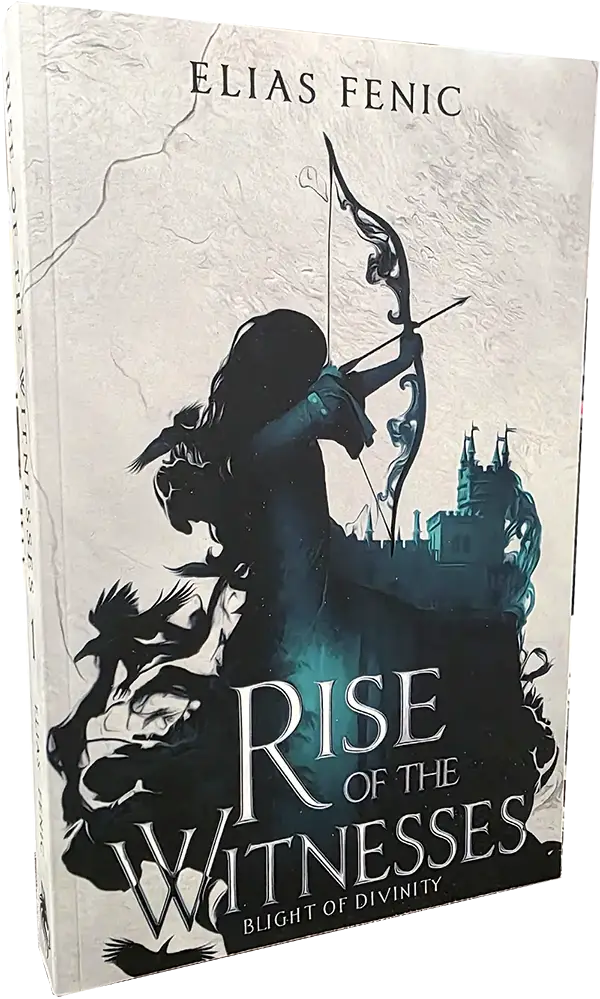 Rise of The Witnesses Cover - Epic Fantasy with Found Family and Morally Grey FMC